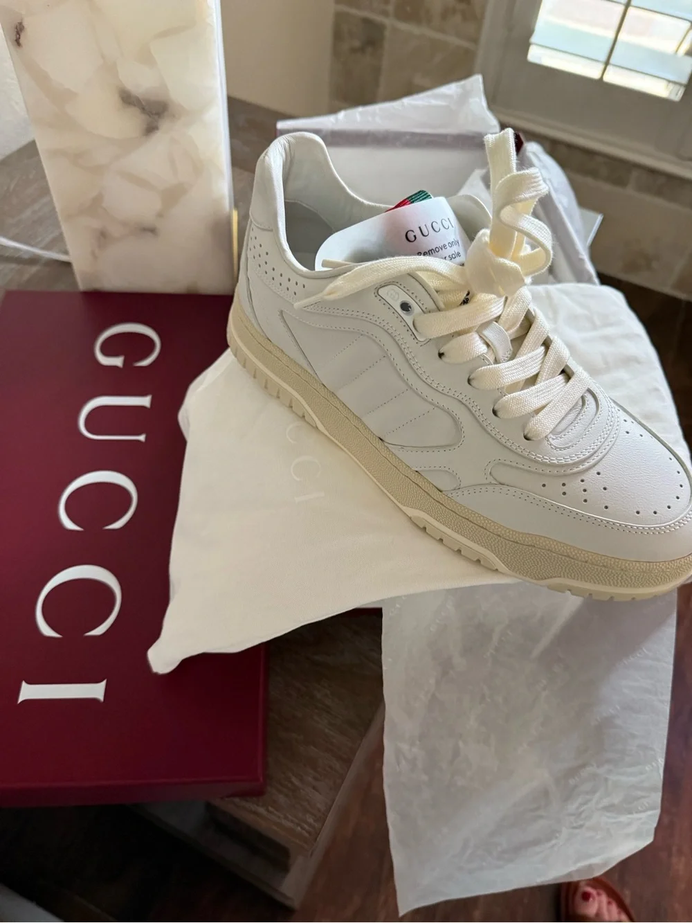 Gucci men leather